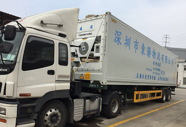 中港冷藏車，中港冷凍柜運輸公司--東勝物流